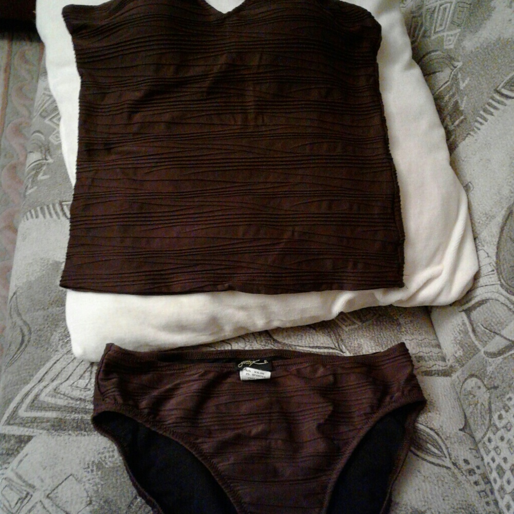 Brown two piece bikini size large